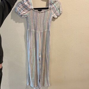 Striped Pastel Jumpsuit